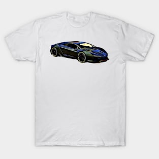 Italian Supercar Zen Cartoon T-Shirt